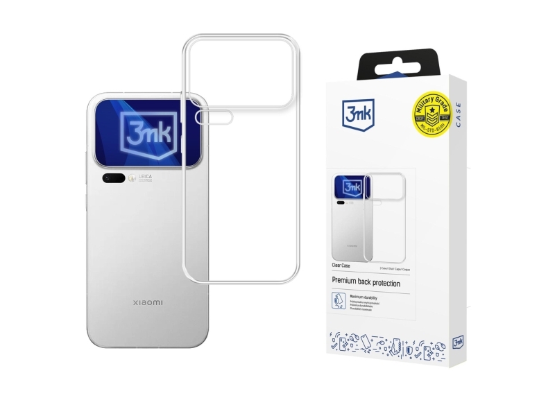 3Mk Clear Case-Cover Til Xiaomi 17 Pro Max