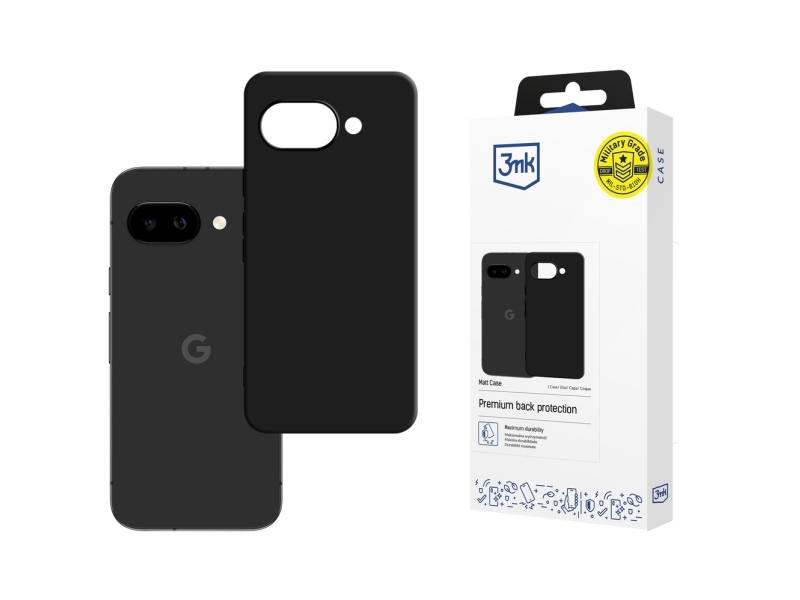 3Mk Matt Case Für Google Pixel 10A - Schwarz