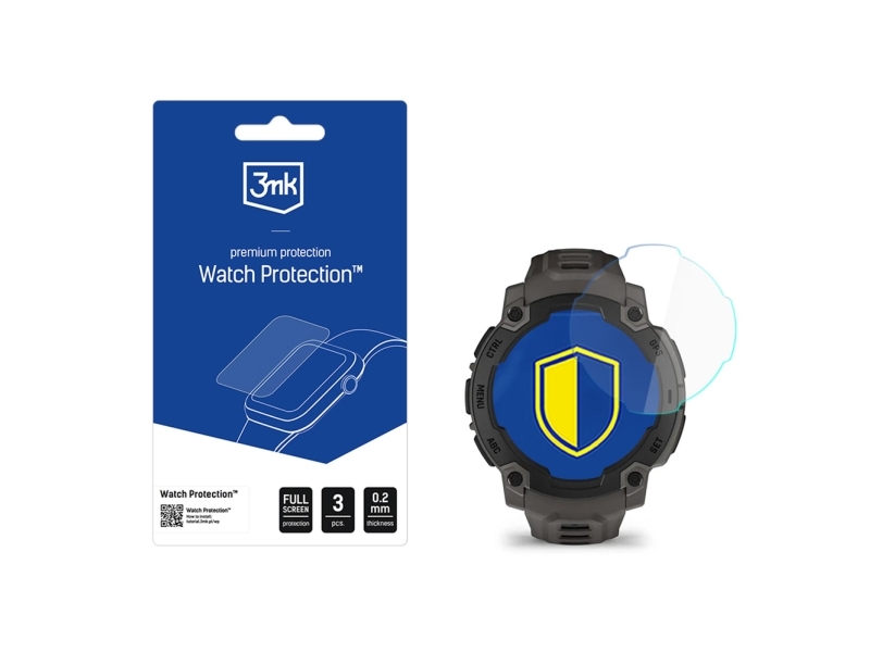 3Mk Watch Protection Flexibleglass Hybridglas Für Garmin Instinct E 45Mm