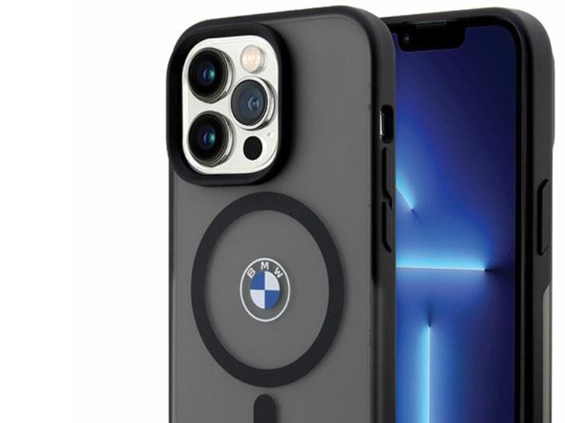 Bmw Signature Magsafe-Cover Til Iphone 14 Pro - Sort