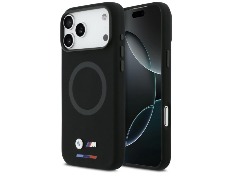 BMW M silikone logo MagSafe cover til iPhone 17 Pro Max - sort