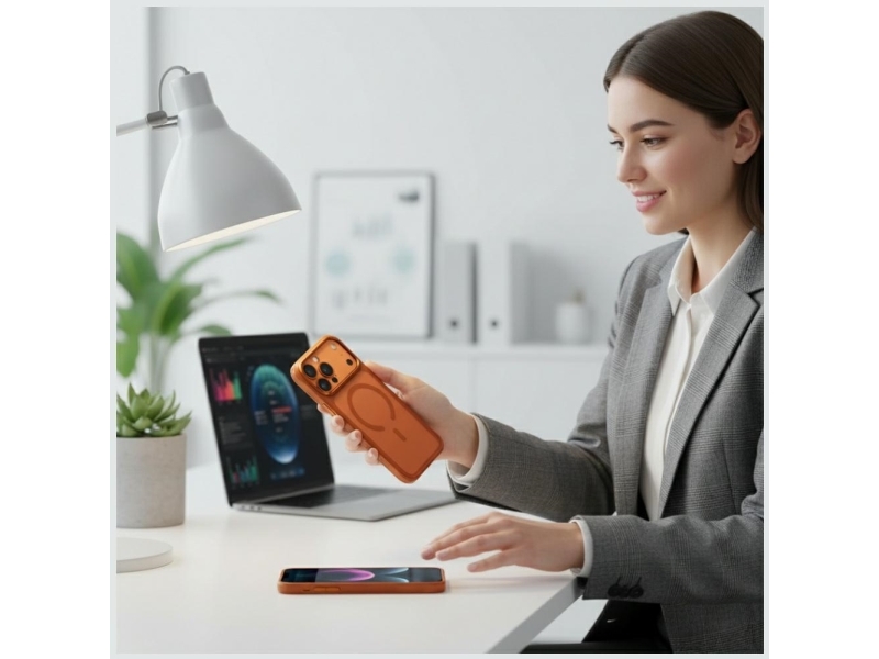 Uniq Veren Iphone 17 Pro Magclick Ladekoffer - Orange