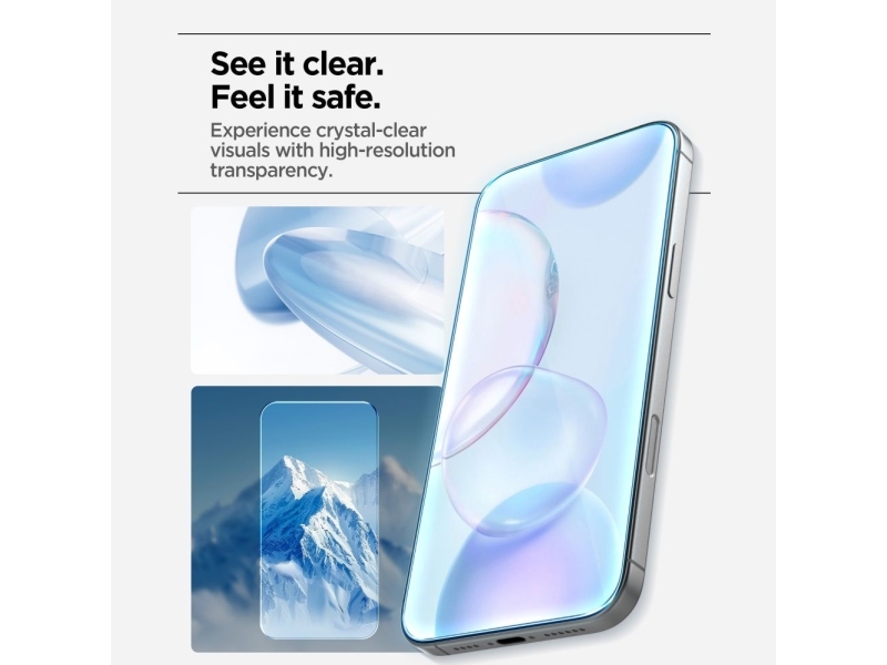 Spigen Glas.Tr Alignmaster Slim 3Er-Pack Panzerglas Für Iphone 17