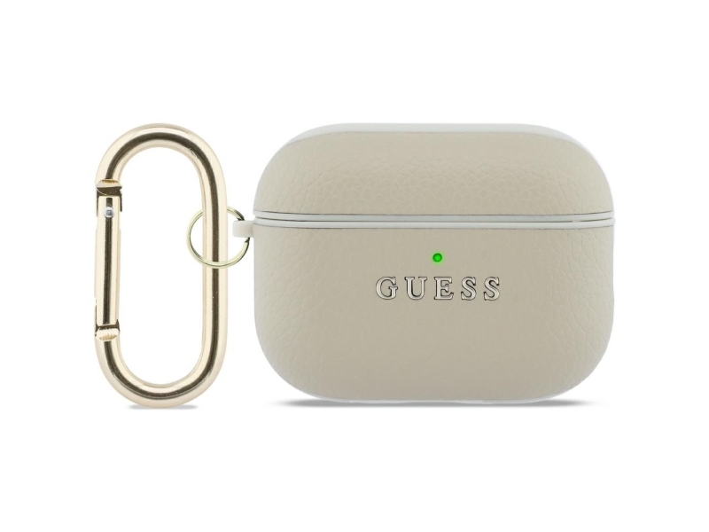Guess Grained Classic Logo Hook Case Für Airpods Pro 3 - Gold