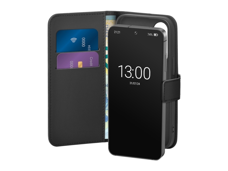 Puro Eco-Leather-Cover Til Samsung Galaxy S26 Med Wallet - Sort