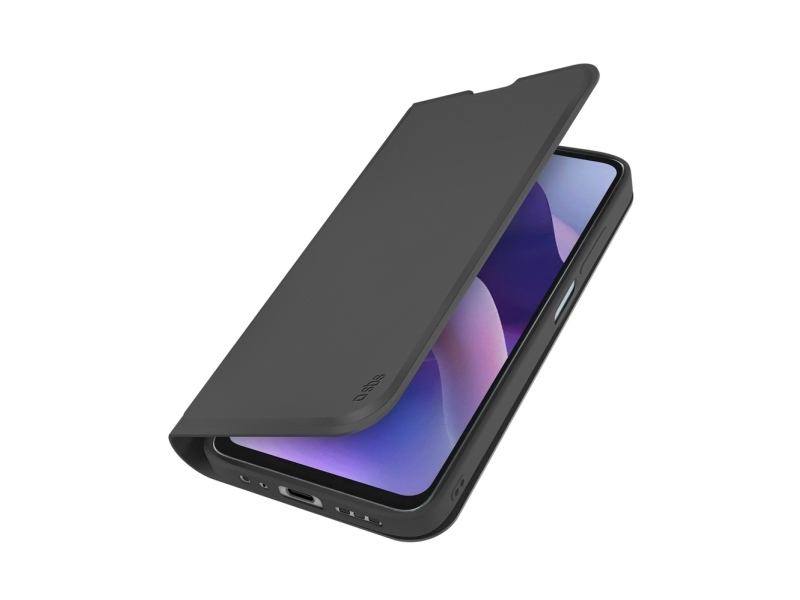 Sbs Wallet Smooth Hülle Mit Flip Für Motorola Moto G56 - Schwarz