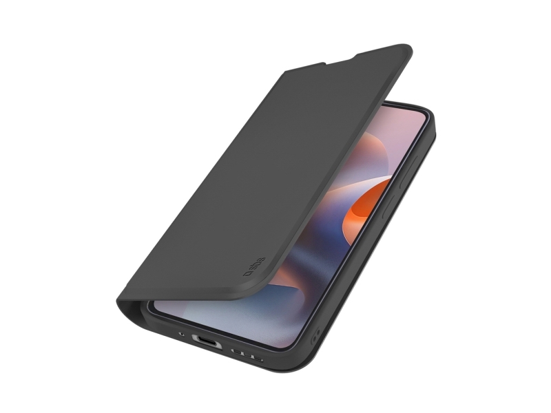 Sbs Wallet Smooth Case Mit Flip-Cover Für Motorola Moto G86 - Schwarz
