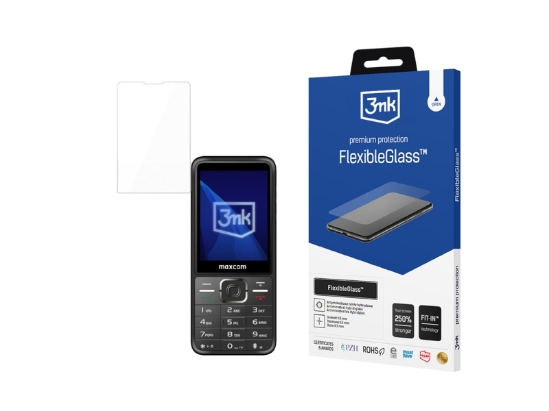 Hybridglas 3Mk Flexibleglass Für Maxcom Classic Mm244