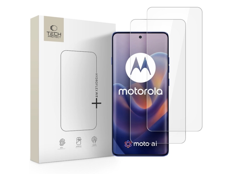 Tech-Protect Hydro Flex+ Hydrogel Film (2-Pak) Til Motorola Edge 60 / 60 Pro / 60 Fusion