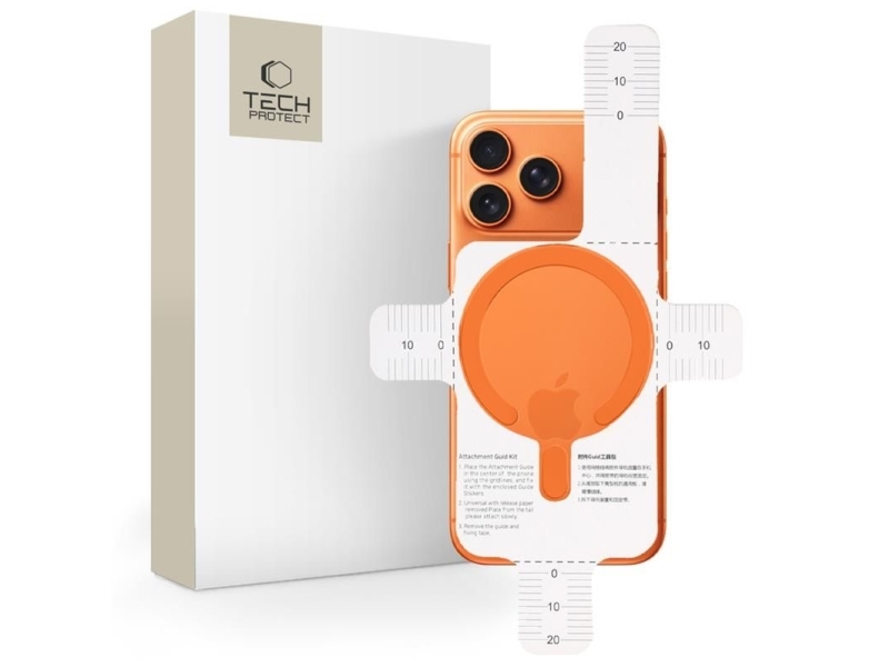 Tech-Protect Mmp-200 Magsafe Magnetisk Ring Til Telefon - Orange
