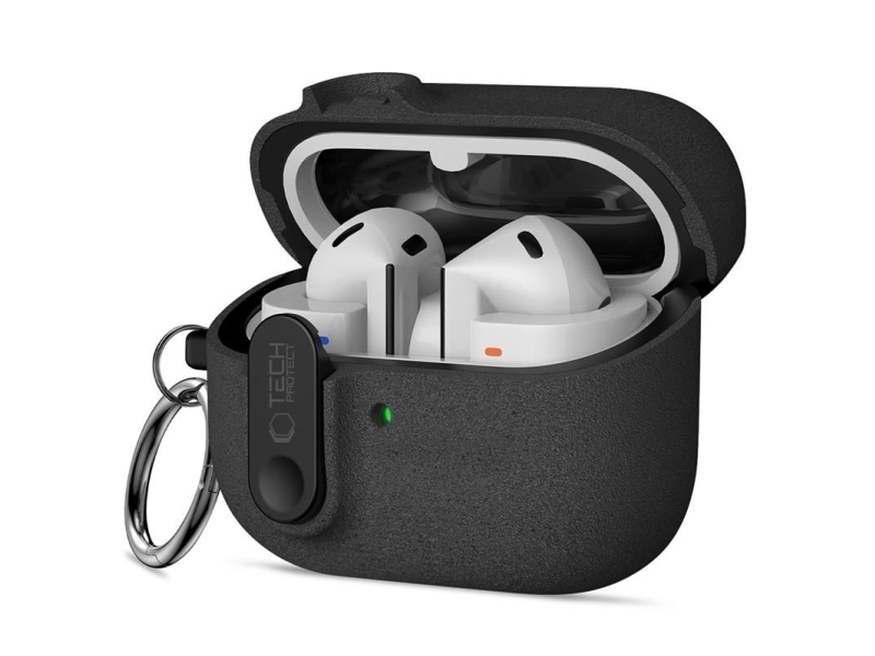 Tech-Protect Slim Hook Hülle Samsung Galaxy Buds 3 / 3 Fe / 3 Pro Black