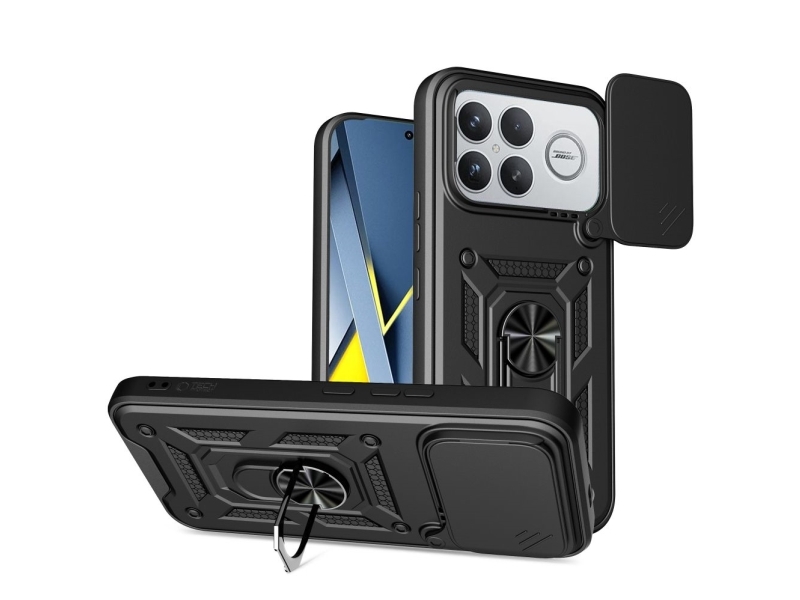 Tech-Protect Camshield Pro Case Für Xiaomi Poco F8 Ultra - Schwarz