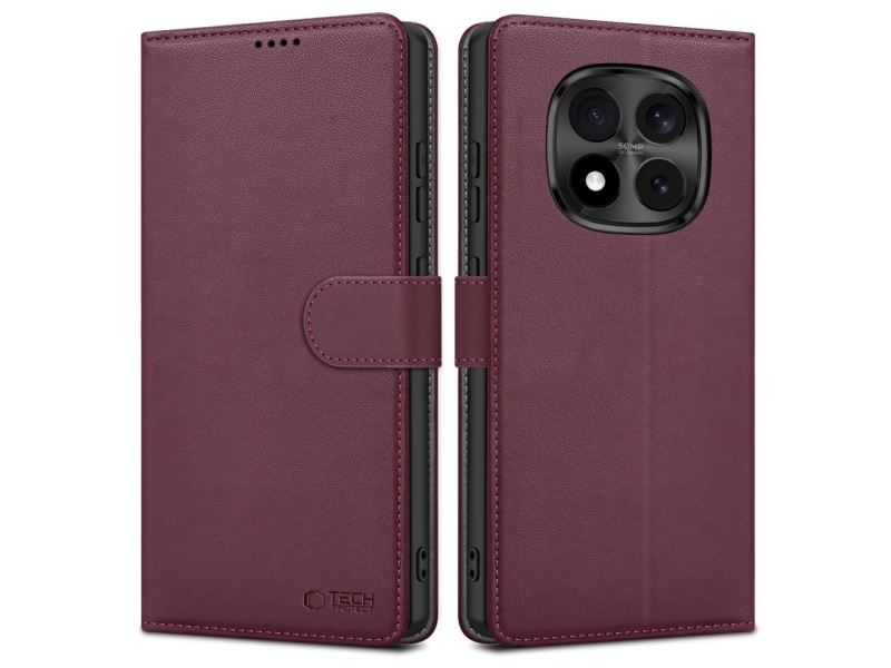 Tech-Protect Wallet Cover Til Xiaomi Redmi Note 15 Pro 5G - Bordeaux