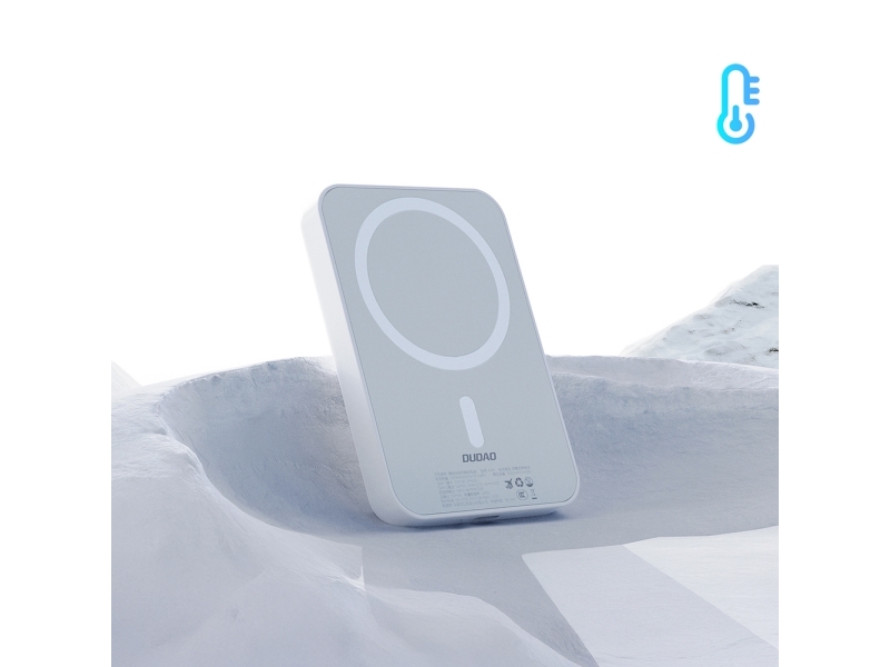 Powerbank Dudao K26 10000 Mah 20W Usb-A / Usb-C / Magsafe Hvid