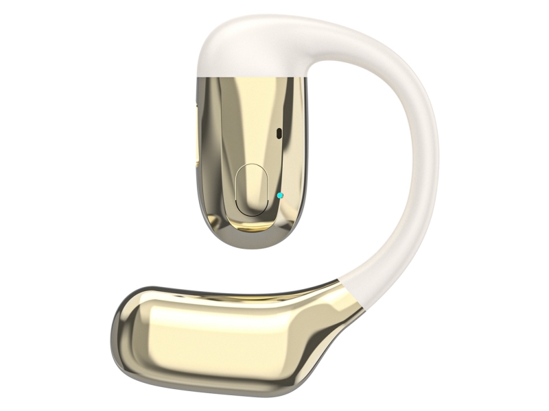 Dudao U4pro Bluetooth Universal-Hinter-Dem-Ohr-Kopfhörer Für Beide Ohren - Beige Und Gold