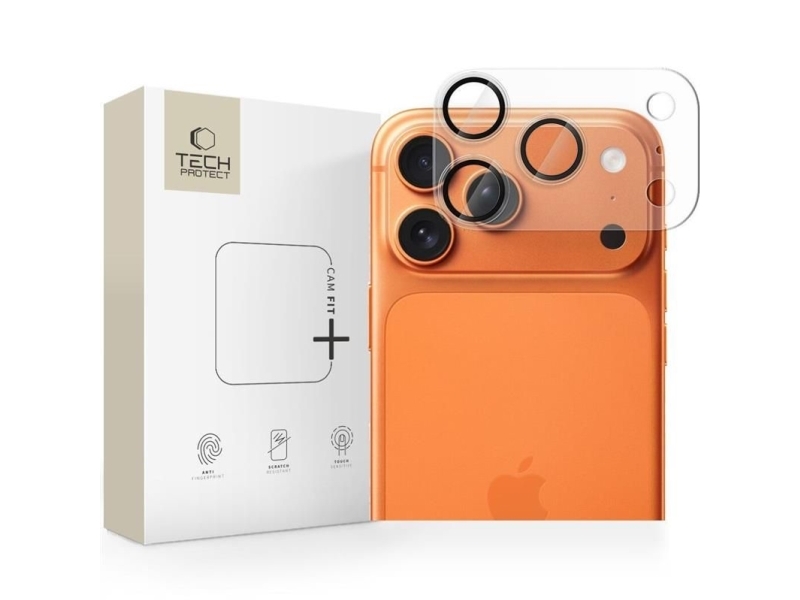 Tech-Protect Camfull Fit+ Kameraschutz Für Iphone 17 Pro - Matt Transparent
