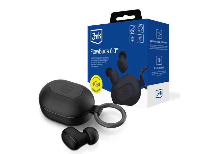 Kopfhörer 3Mk Flowbuds 6.0 Black