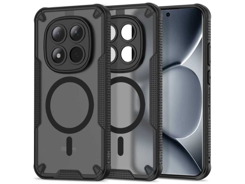 Tech-Protect Rugged Shield Magsafe Hülle Für Xiaomi Poco M8 Pro / Xiaomi Redmi Note 15 Pro+ 5G - Schwarz