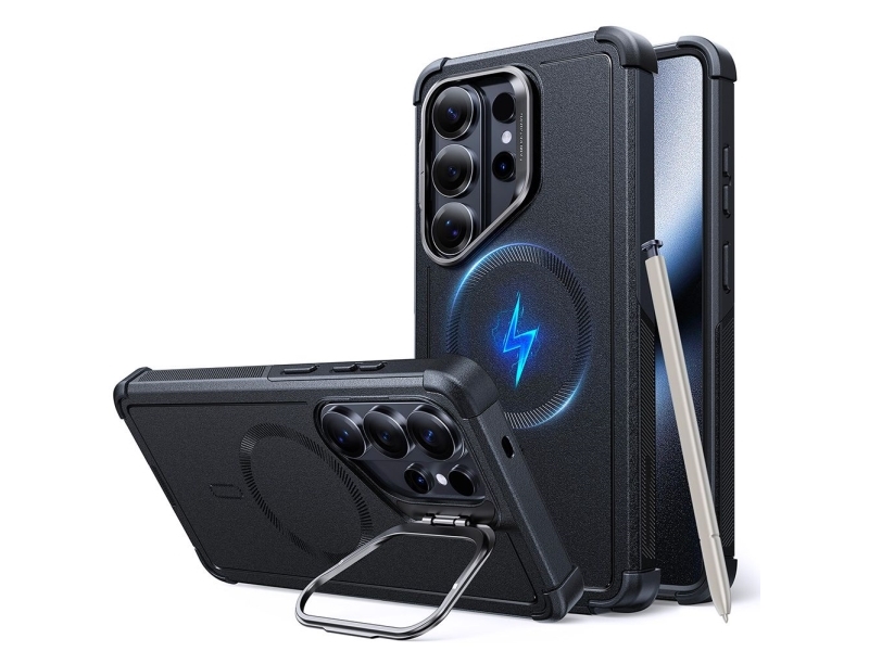 Esr Cyber Tough Kickstand Magsafe Für Galaxy S26 Ultra Schwarz
