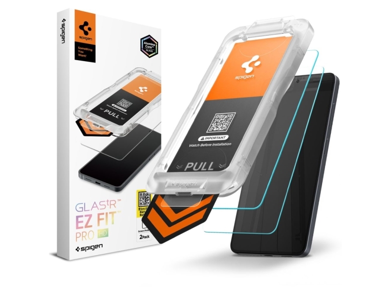 Spigen Glas.Tr Ez Fit Pro Hd Hærdet Glas 2-Pak Til Samsung Galaxy S26