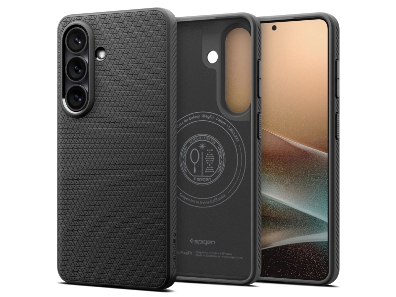 Spigen Liquid Air Mag Kompatible Tasche Für Samsung S26 Plus Mattschwarz