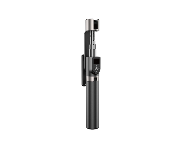 Dudao F18 Selfie-Stang 1,1 M Med Stativ Og Bluetooth-Fjernbetjening - Sort