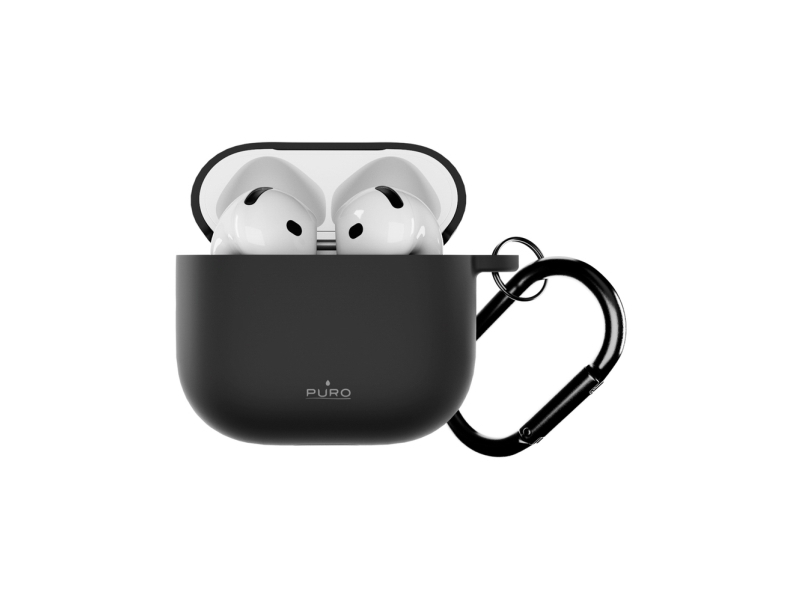 Puro Icon Hülle Für Airpods 4 - Schwarz