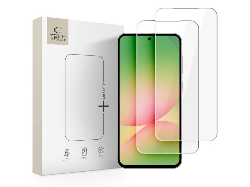 Tech-Protect Glass Fit+ 2-Pack Hærdet Glas Til Samsung Galaxy A37 / A57 5G