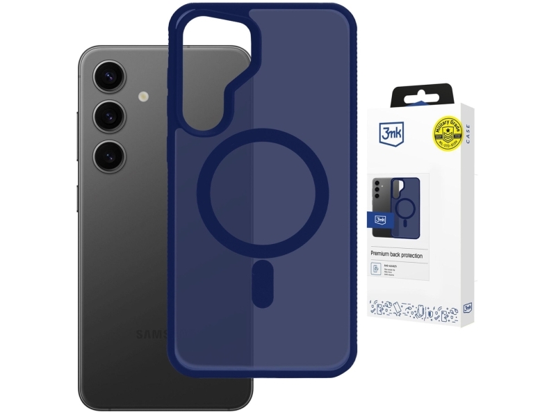 3Mk Smoke Magcase Für Samsung Galaxy S24 - Blau-Transparent
