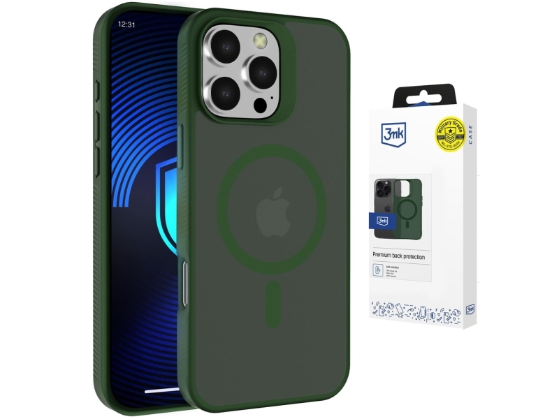 3Mk Smoke Magcase Für Iphone 16 Pro Max - Grün-Transparent