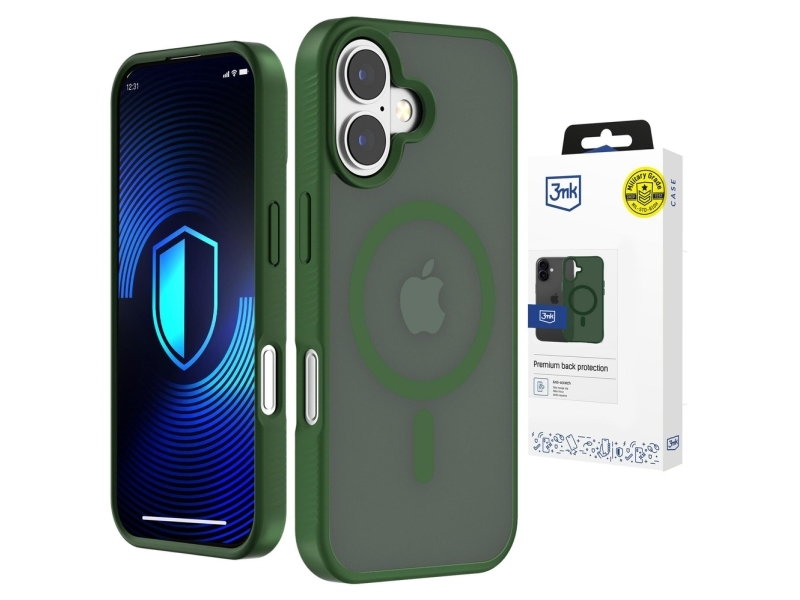3Mk Smoke Magcase Für Iphone 16 Pro - Grün-Transparent