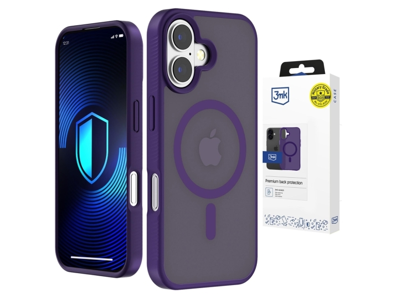 3Mk Smoke Magcase Für Iphone 17 - Lila-Transparent