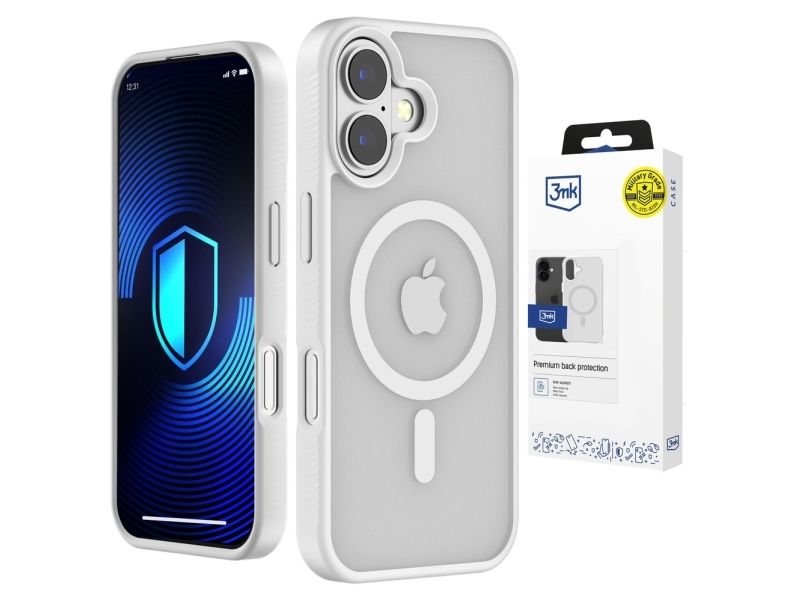 3Mk Smoke Magcase Für Iphone 17 - Weiß-Transparent