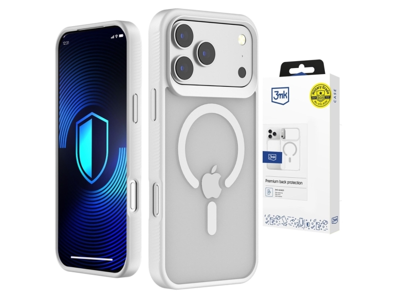 3Mk Smoke Magcase Für Iphone 17 Pro - Weiß-Transparent