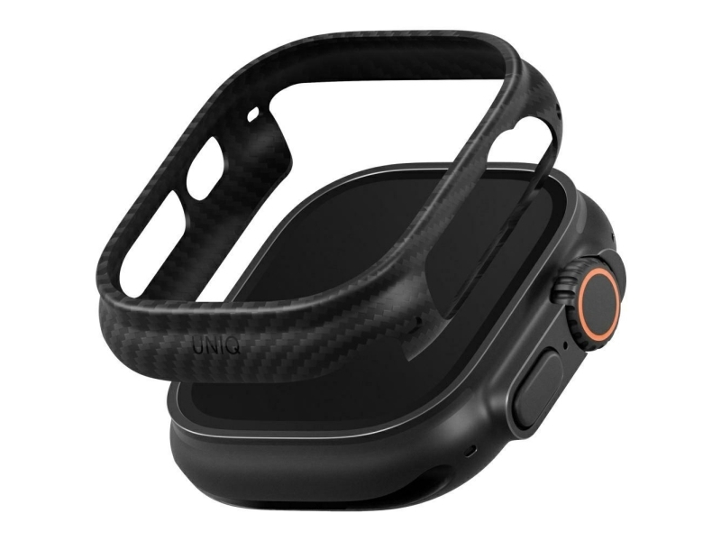 Uniq Keva Cover Til Apple Watch 49 Mm - Sort