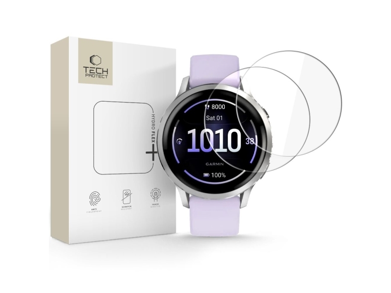 Tech-Protect Hydro flex+ hydrogel film 2-pak til Garmin Venu 41mm
