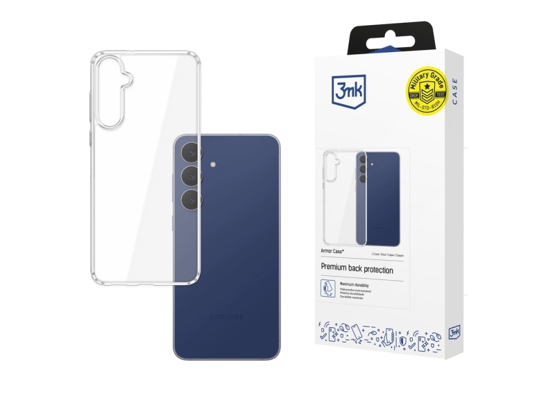 3Mk Armor Case Til Samsung Galaxy S25 Fe - Gennemsigtig