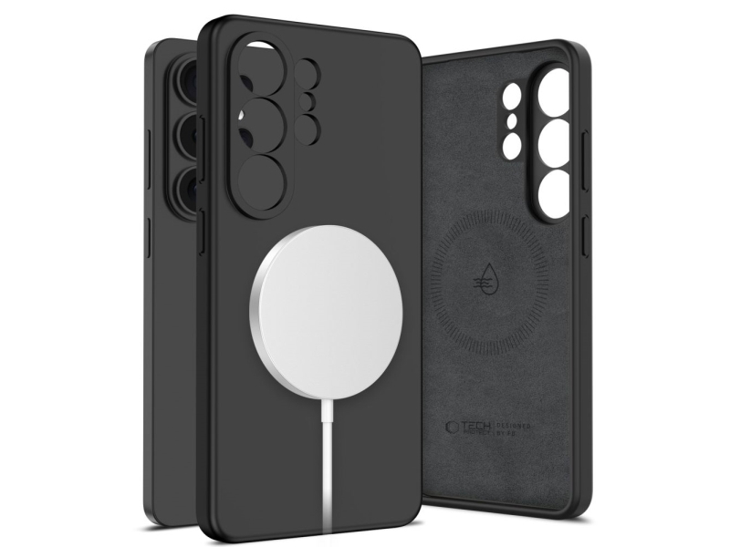 Tech-Protect Silikon Magsafe Case Für Samsung Galaxy S26 Ultra - Schwarz