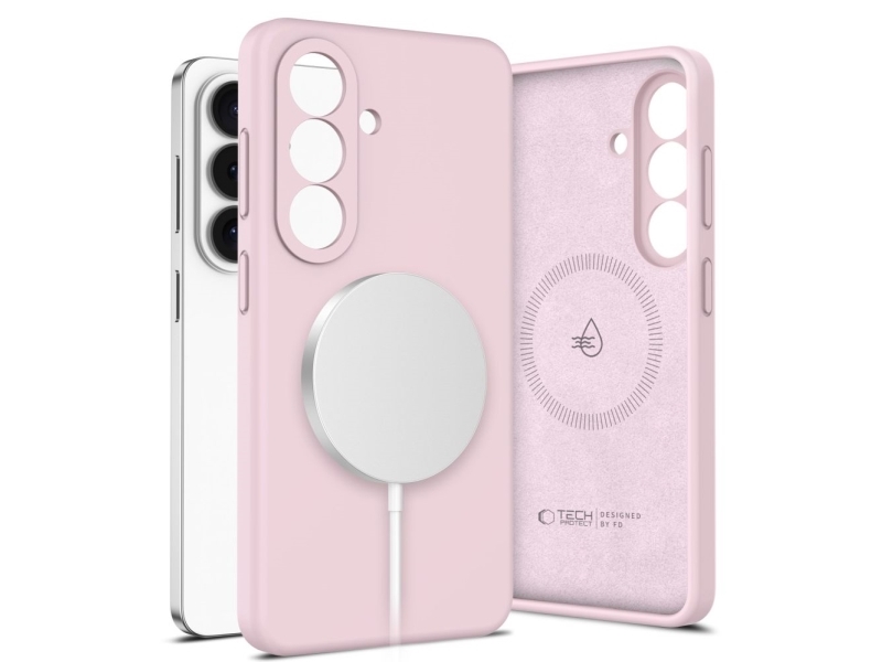 Tech-Protect Silikon-Magsafe-Case Für Samsung Galaxy S26+ - Pink