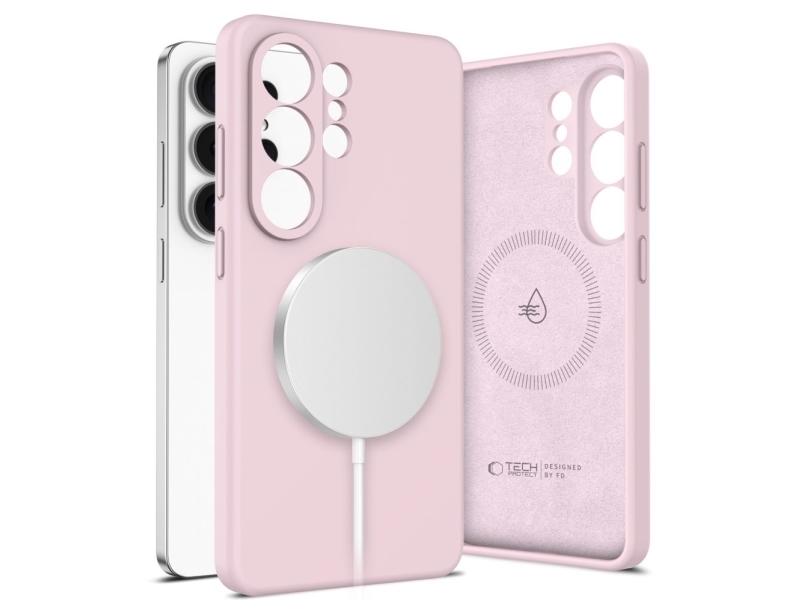 Tech-Protect Silikon Magsafe-Hülle Für Samsung Galaxy S26 Ultra - Pink