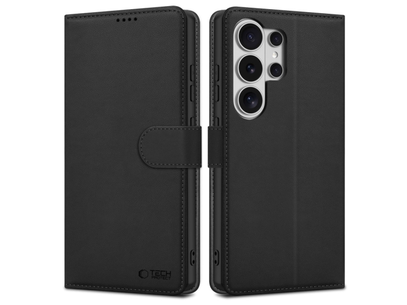 Tech-Protect Wallet Case Für Samsung Galaxy S26 Ultra - Schwarz