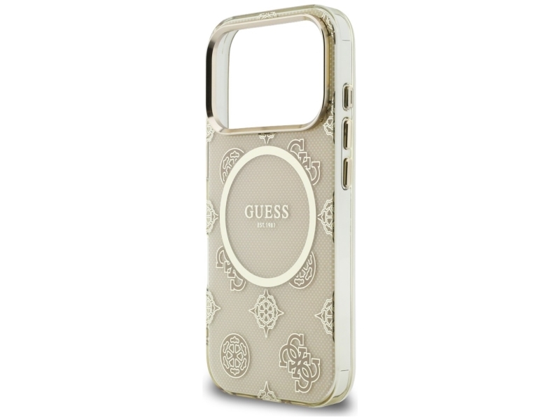 Guess Iml Peony Dot Magsafe Case Für Iphone 17 Pro - Beige