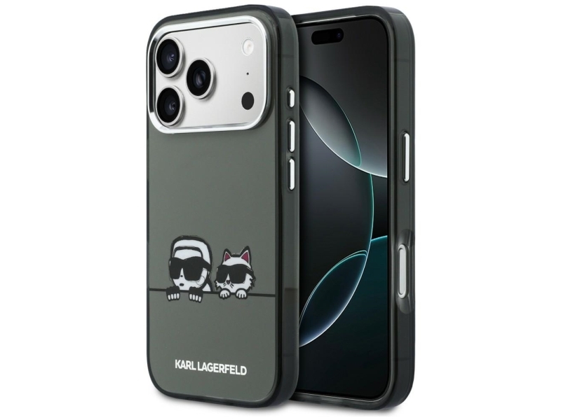 Karl Lagerfeld Iml Karl & Choupette Peekaboo Magsafe Case Für Iphone 17 Pro Max - Schwarz
