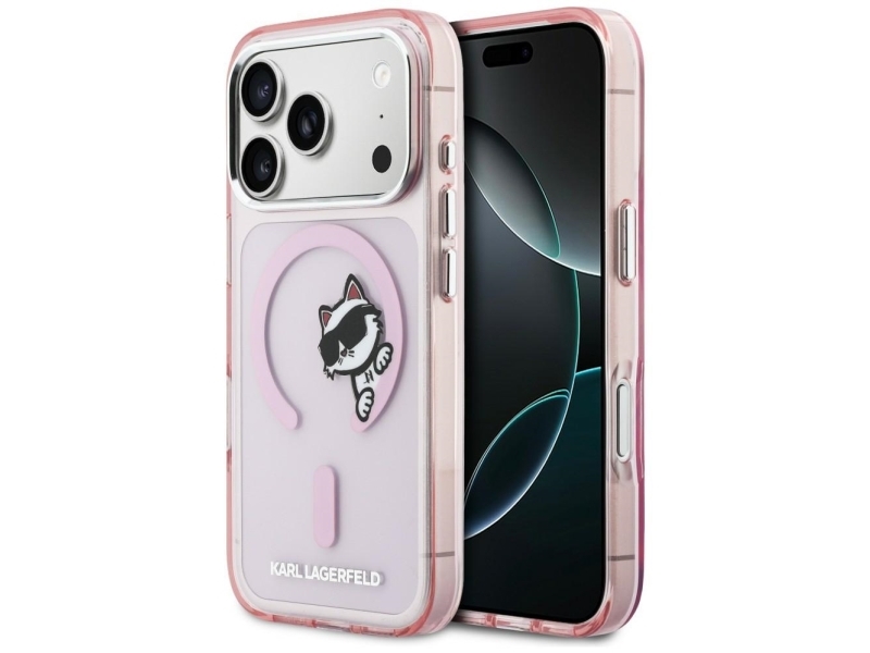 Karl Lagerfeld Iml Peekaboo Magsafe Abdeckung Til Iphone 17 Pro Max - Rosa