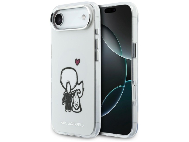 Karl Lagerfeld Karl & Choupette Back Magsafe Case Für Iphone Air - Transparent