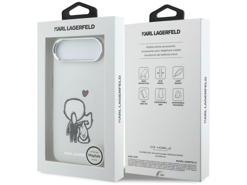 Karl Lagerfeld Karl & Choupette Back Magsafe Case Für Iphone Air - Transparent