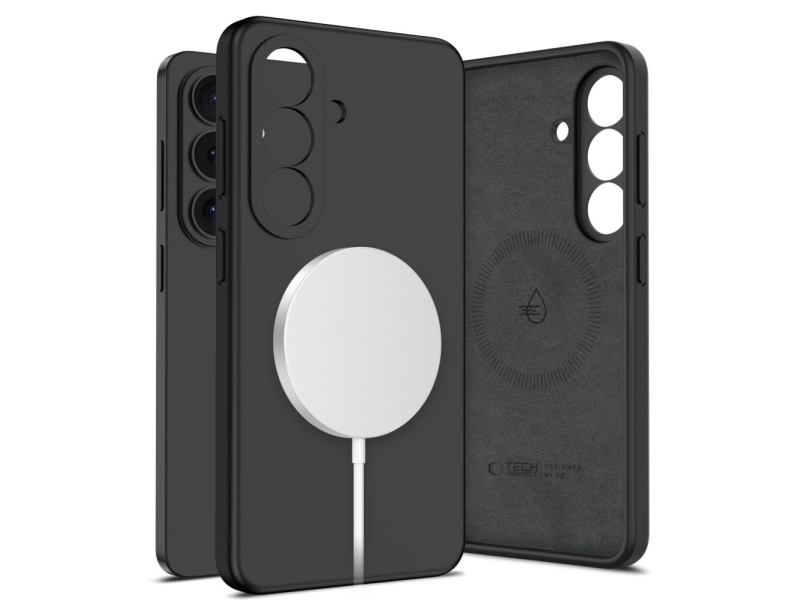 Tech-Protect Silikon-Magsafe-Case Für Samsung Galaxy S26 - Schwarz