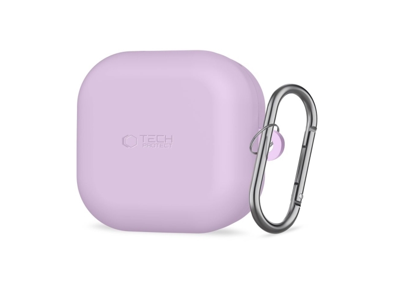 Tech-Protect Silikon-Haken Für Samsung Galaxy Buds 4 / 4 Pro Lavendel
