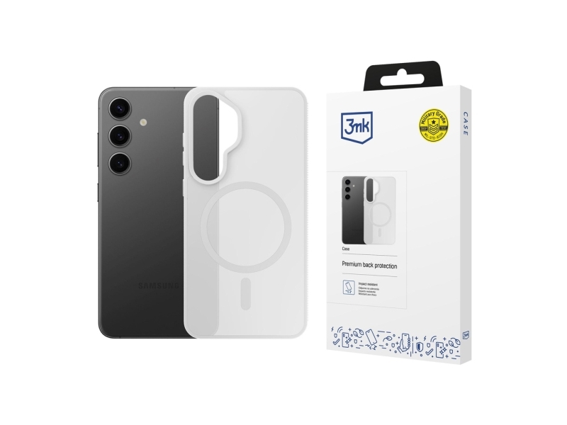 3Mk Smoke Magcase Für Samsung Galaxy S25 - Weiß-Transparent