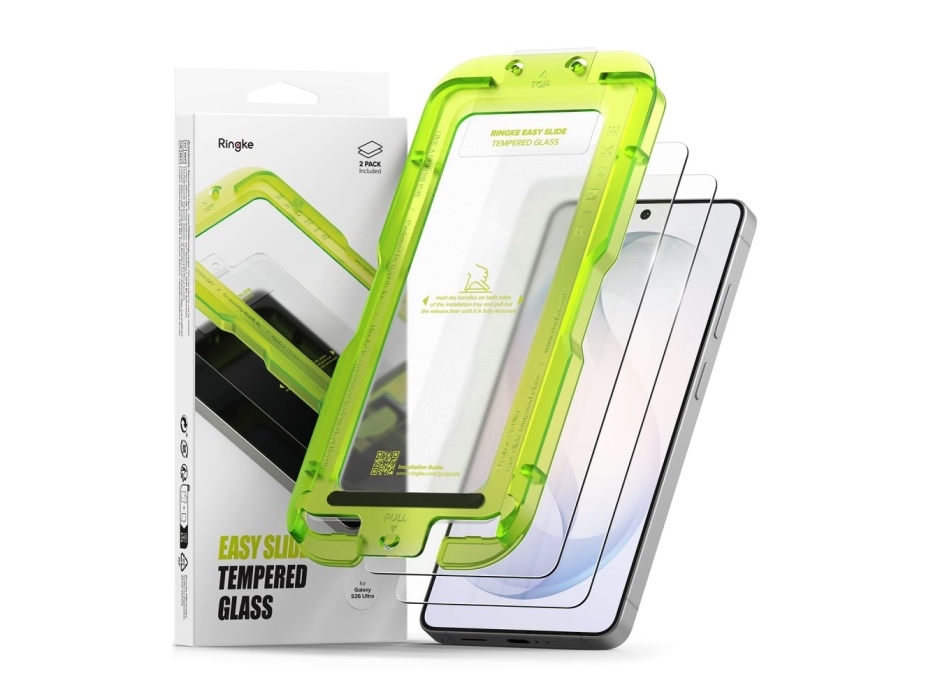 Ringke Gehärtetes Glas Ringke Easy Slide 2Er-Pack Für Galaxy S26 Ultra Clear